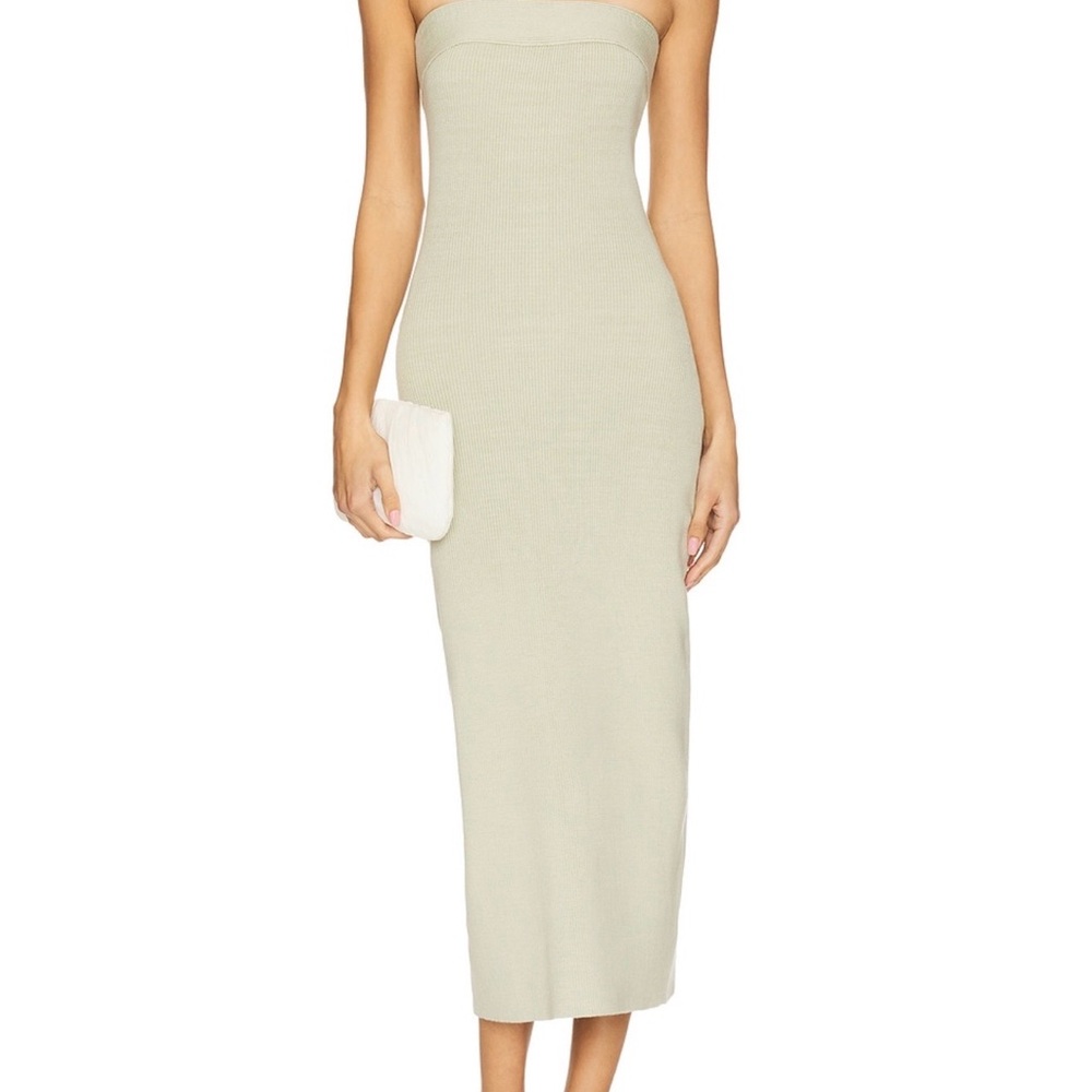Free People x Free-est Ravena Strapless Sweater Midi Dress